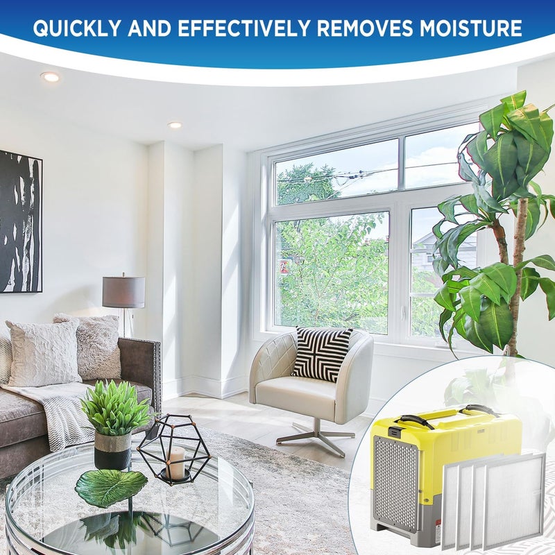 akrishely 4 Pcs MERV-8 Filter Compatible with ALORAIR Commercial Dehumidifiers Storm LGR Extreme, Only Applicable to Storm LGR Extreme Dehumidifier - Image 5